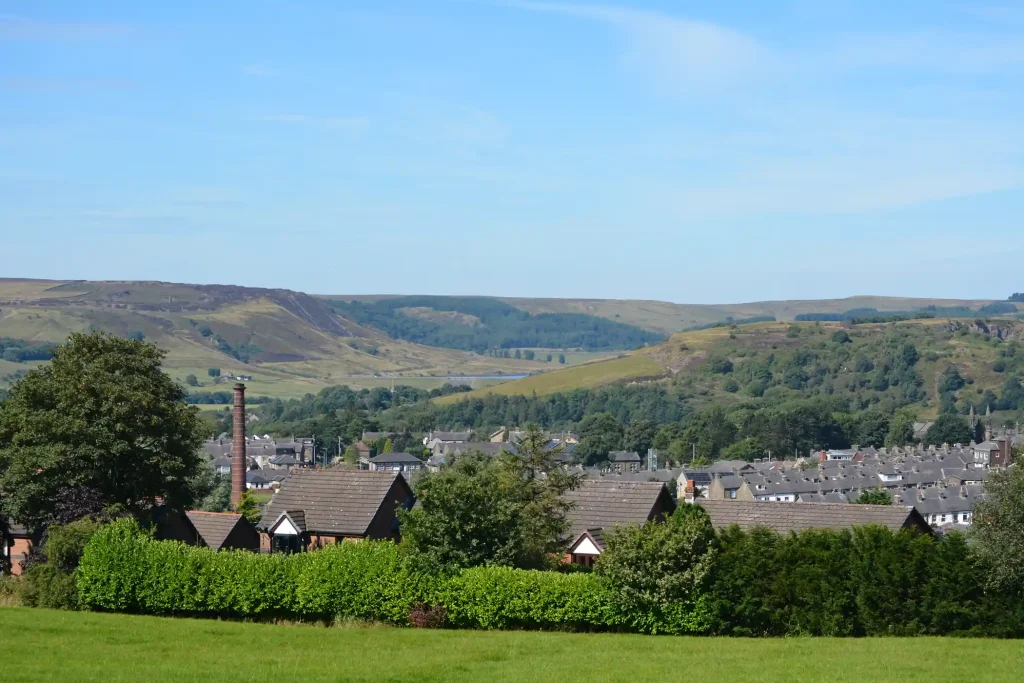 Haslingden and countryside views